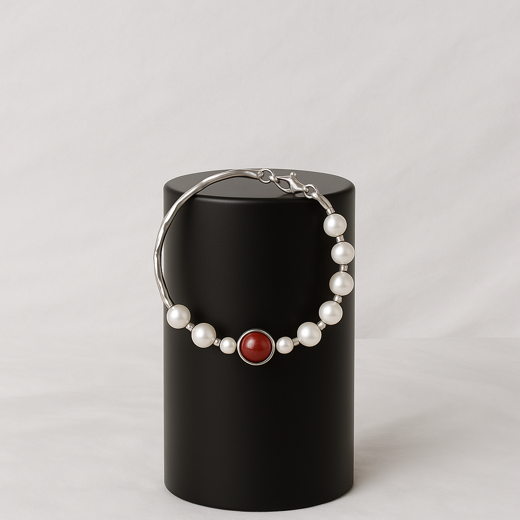 Bracciale con pietre di agata