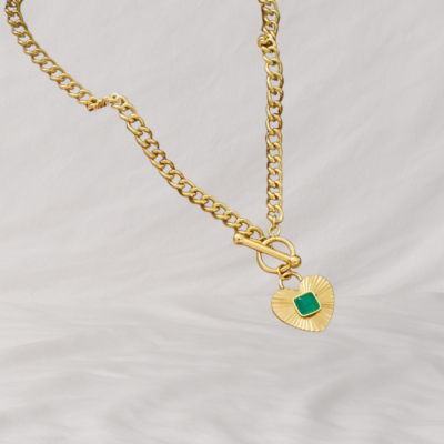 Collana con pendente a cuore