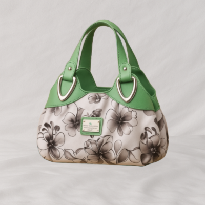 Borsa a spalla floreale