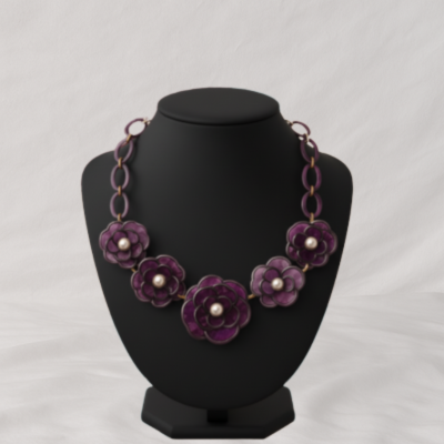 Collana con rose