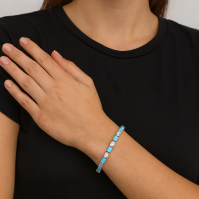 Bracciale turchese
