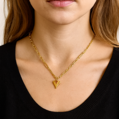 Collana con ciondolo a cuore