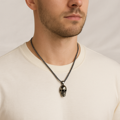 Collana con teschio
