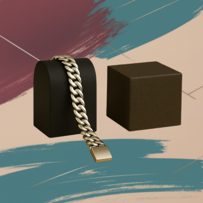 Bracciale a Catena Uomo in Acciaio Lucido – Stile Minimal Elegante | ScaramanticaWeb