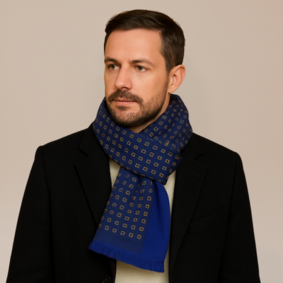 Sciarpa uomo 100% Satin Silk