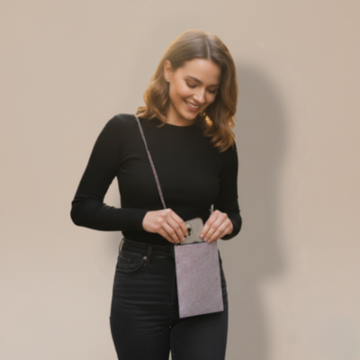 Borsa Brillante in Strass con Tracolla a Catena 63 cm – Pochette Elegante Donna | ScaramanticaWeb