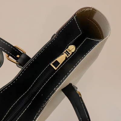 Borsa shopper Donna a fasce di colore - Elegante e Capiente, Stile moderno. Disponibili da ottobre.