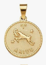 Ciondolo Segno Zodiacale in acciaio inox colore oro