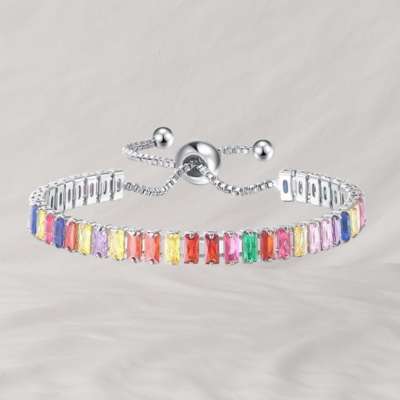 Bracciale di rame multicolore