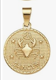 Ciondolo Segno Zodiacale in acciaio inox colore oro