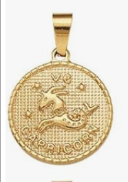 Ciondolo Segno Zodiacale in acciaio inox colore oro