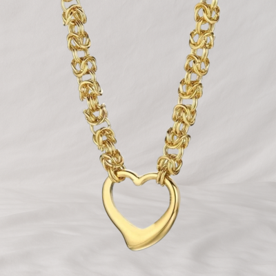 Collana a pendente con cuore